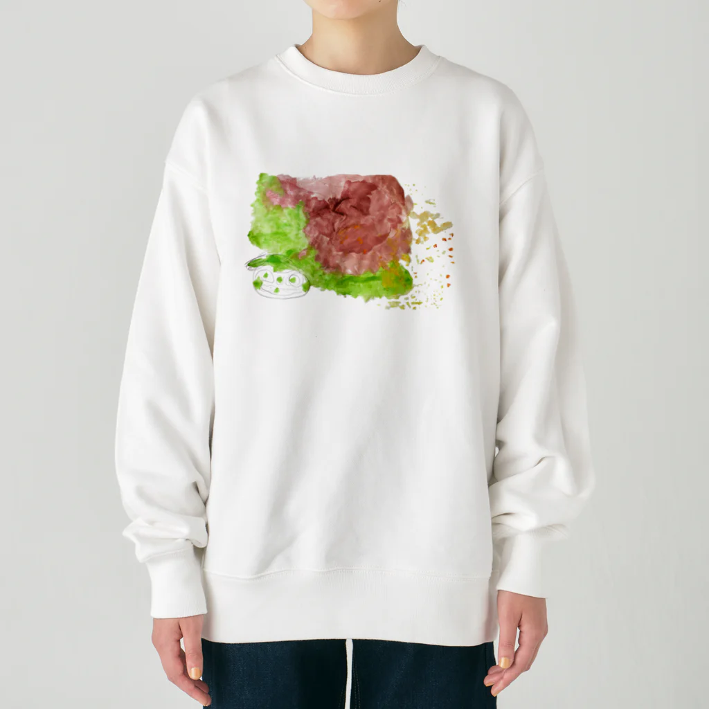 tomorhythmのこわいかお Heavyweight Crew Neck Sweatshirt