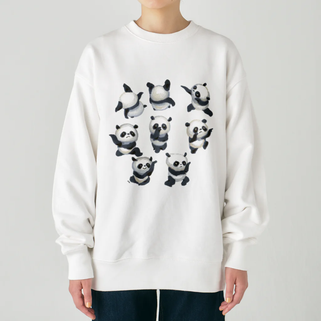 segasworksの蛇拳のパンダちゃん Heavyweight Crew Neck Sweatshirt