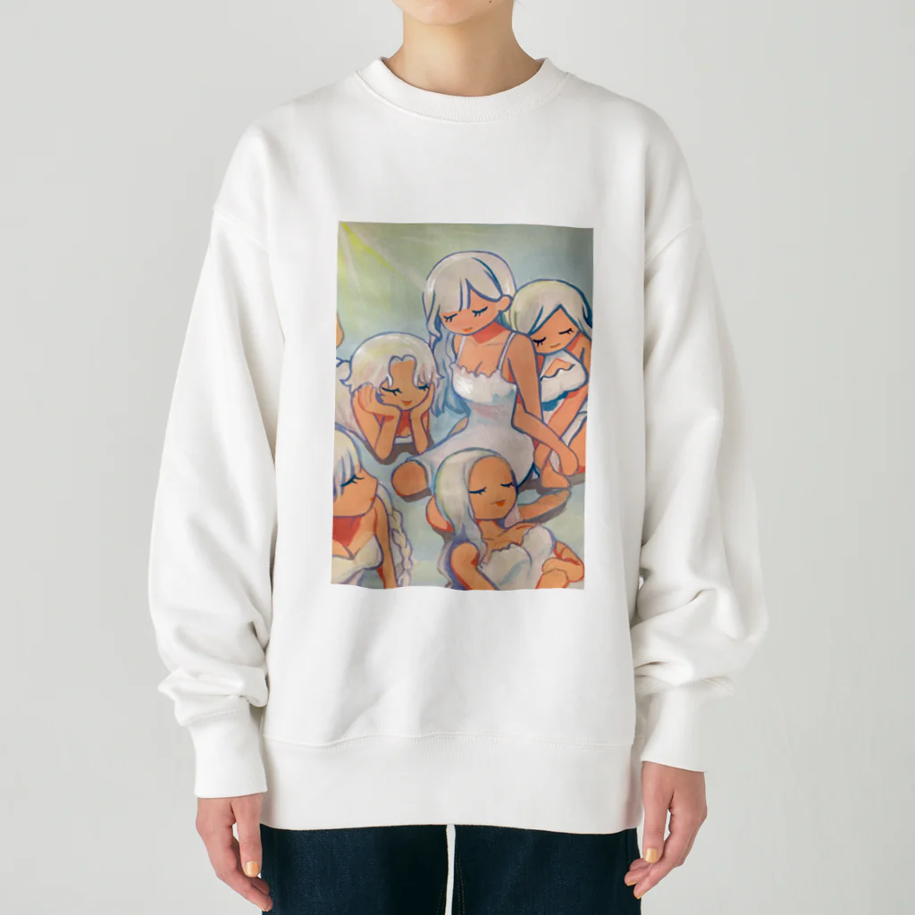 名川の楽園の女の子たち Heavyweight Crew Neck Sweatshirt