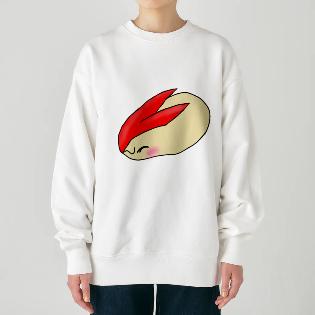 Lily bird（リリーバード）の優しいうさぎリンゴちゃん Heavyweight Crew Neck Sweatshirt