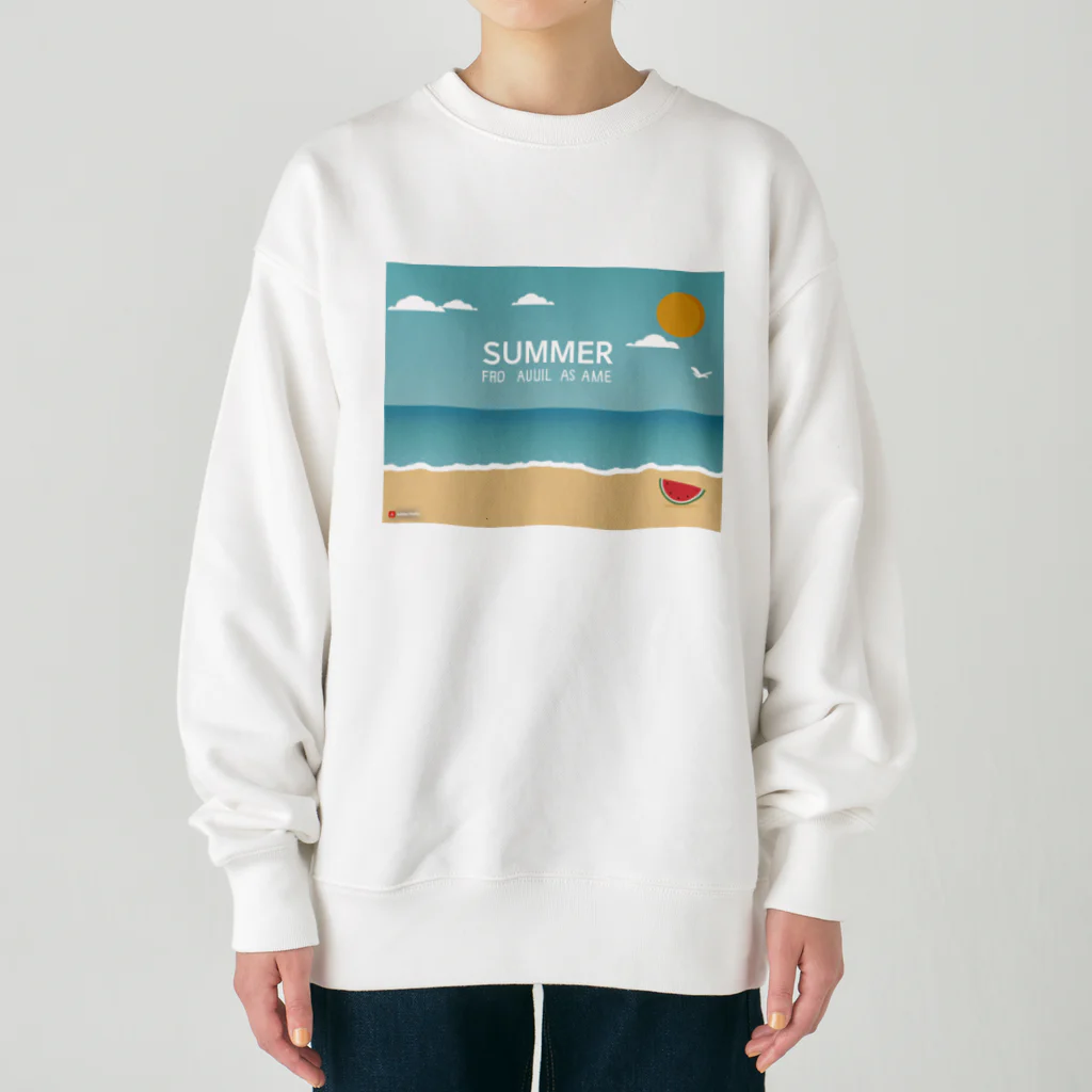 山田綾の夏！Summer！ Heavyweight Crew Neck Sweatshirt