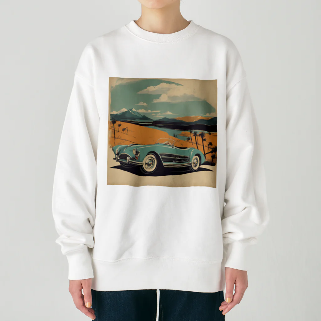 8890のヴィンテージ Heavyweight Crew Neck Sweatshirt