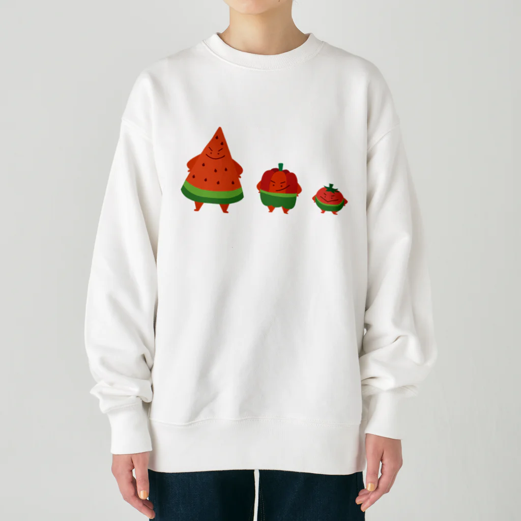 yuuhaの夏野菜 Heavyweight Crew Neck Sweatshirt