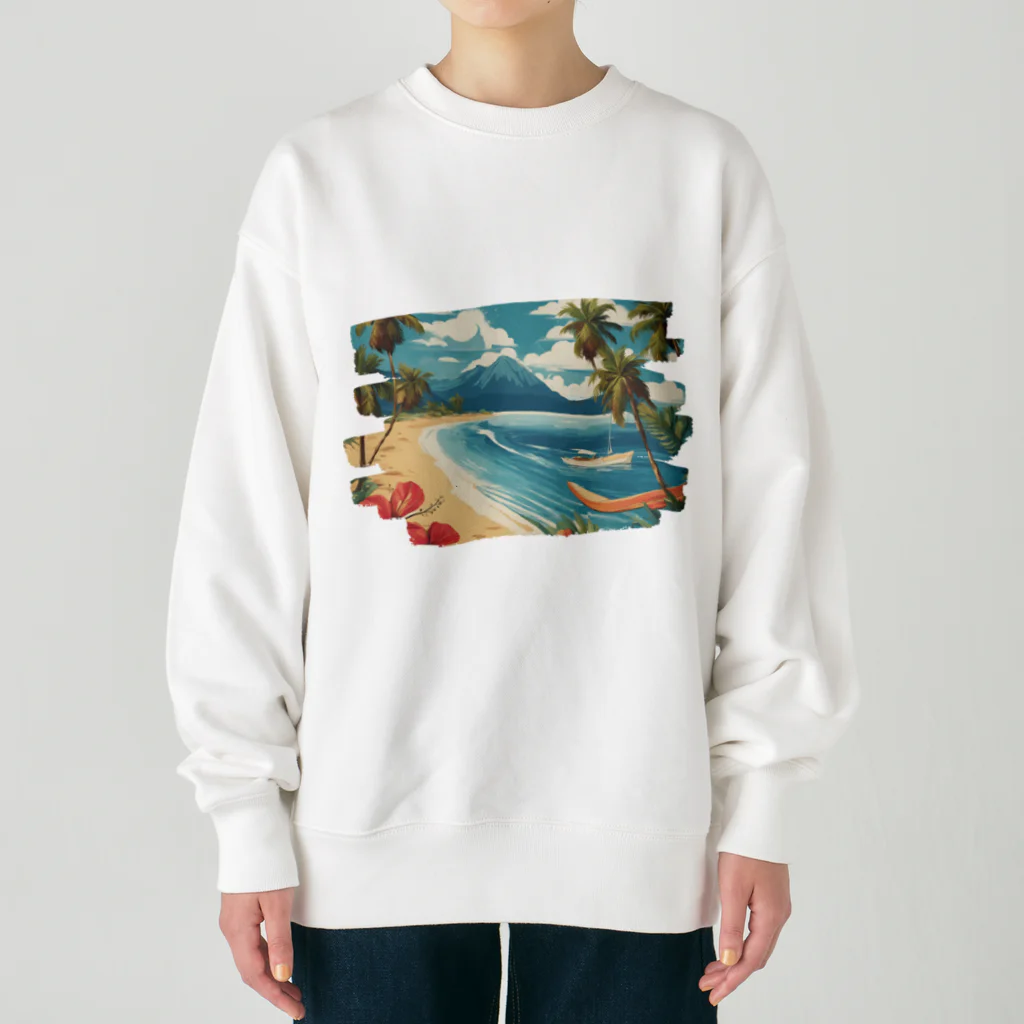 はちみつあめの常夏リゾート Heavyweight Crew Neck Sweatshirt