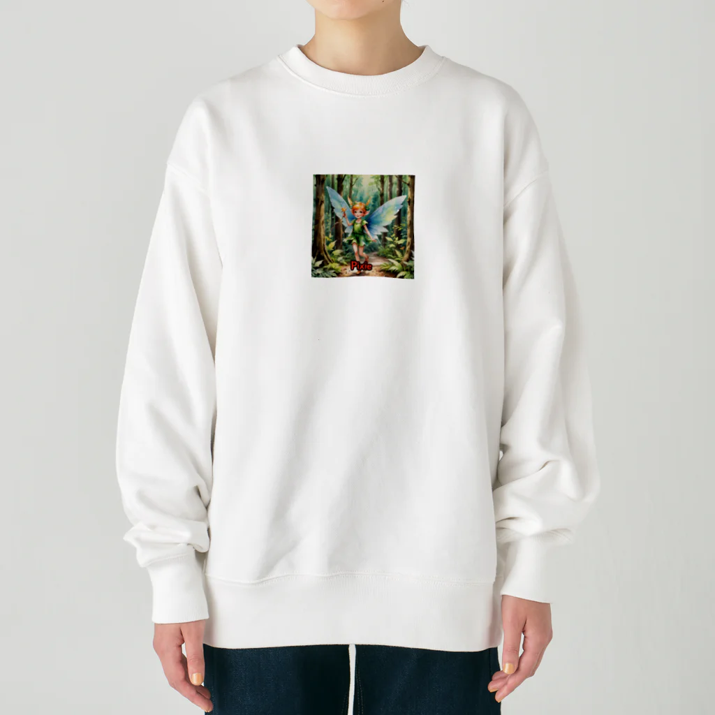 nkbg50のモンスターシリーズ（リアル）：Pixie Heavyweight Crew Neck Sweatshirt