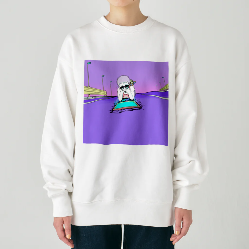 YASUHIRO DESIGNのファンシーレトロ Heavyweight Crew Neck Sweatshirt