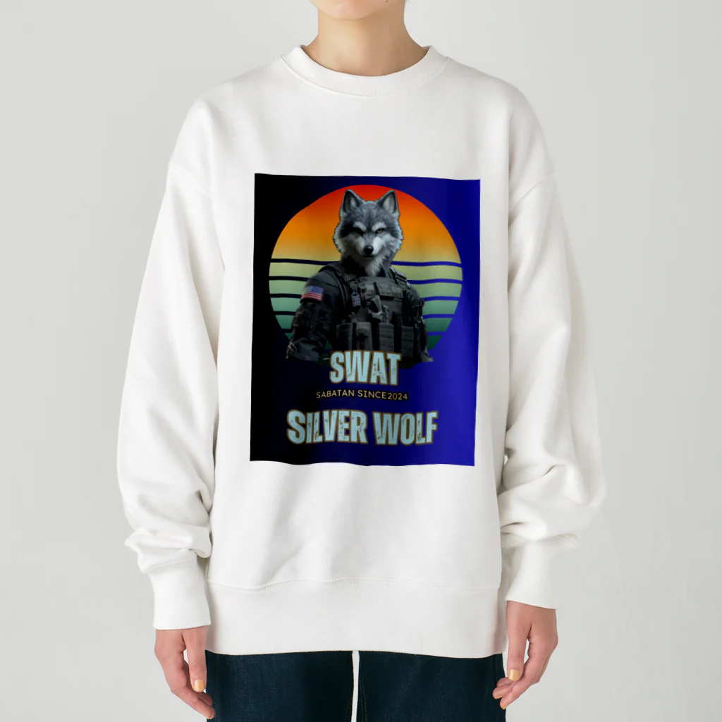 SaBATaNのSWAT シルバーウルフ1 Heavyweight Crew Neck Sweatshirt