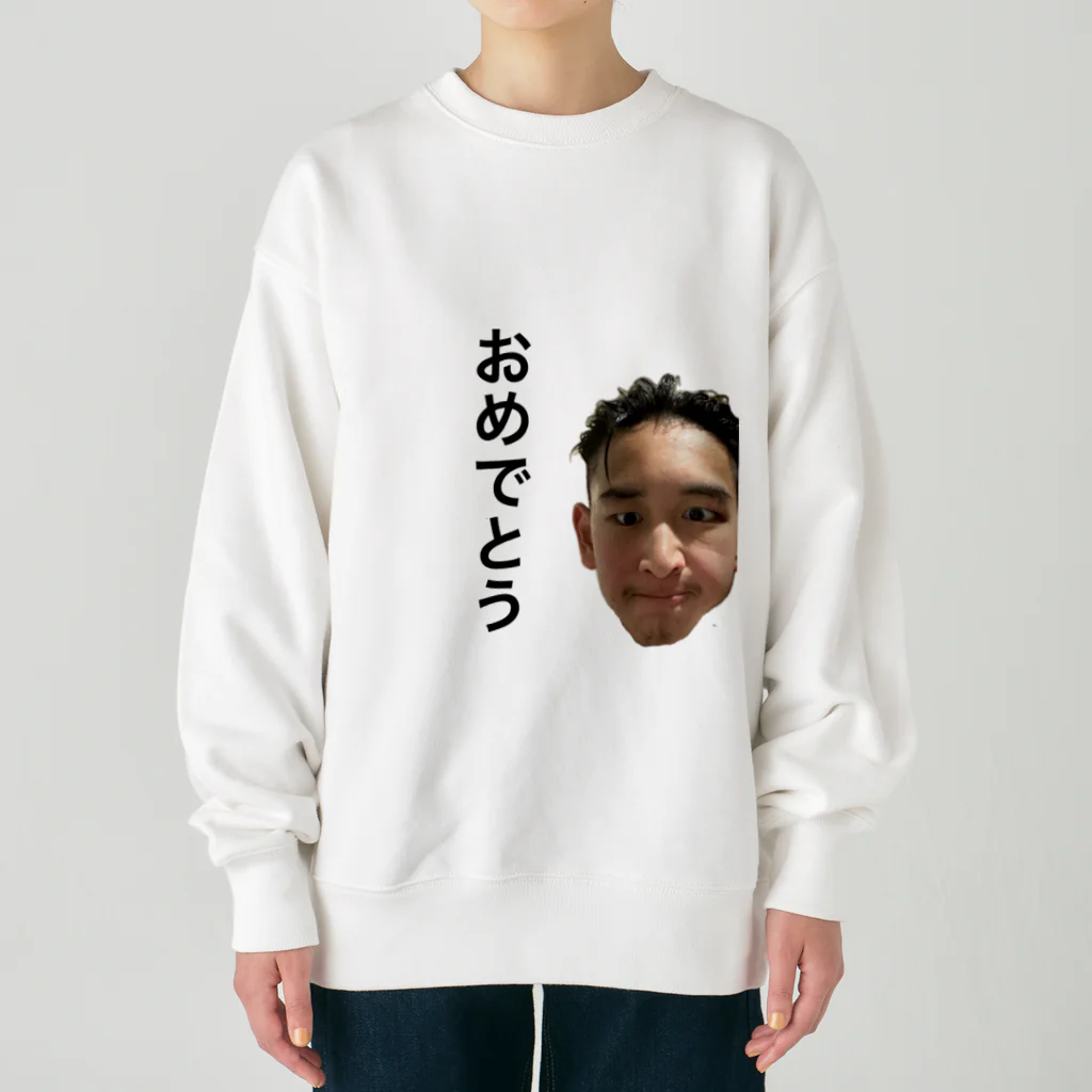 エクストリームフラッパーchのショップのおめでとうフラッパーくんグッズ Heavyweight Crew Neck Sweatshirt