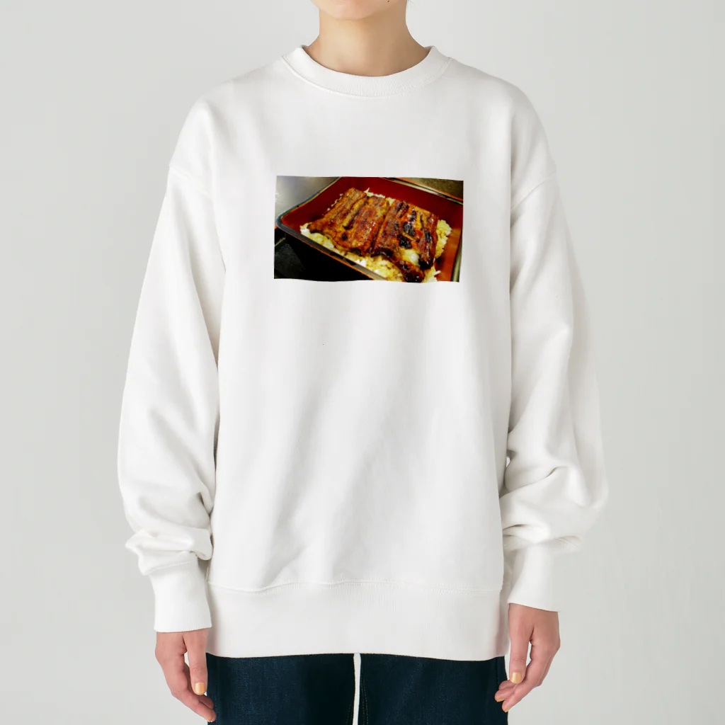 morinoyouseiの元気がでるのは、やっぱりうなぎ丼！ Heavyweight Crew Neck Sweatshirt