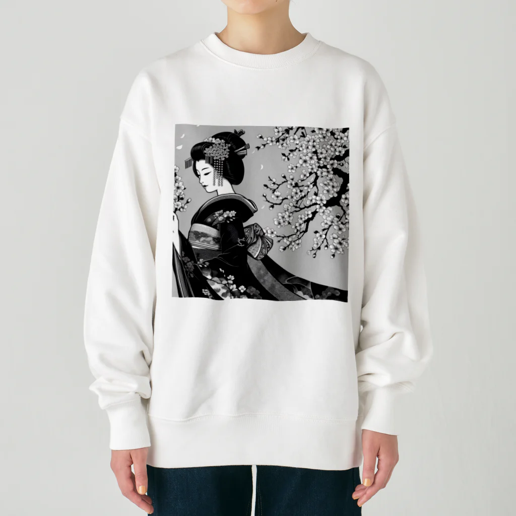 nori-nori-norishioの浮世絵 Heavyweight Crew Neck Sweatshirt