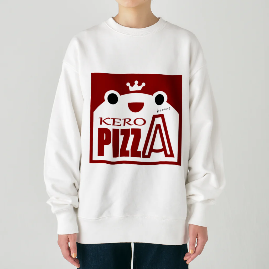 雑貨屋kerori(ザッカヤケロリ）のKERO PIZZA（ケロピザ） Heavyweight Crew Neck Sweatshirt