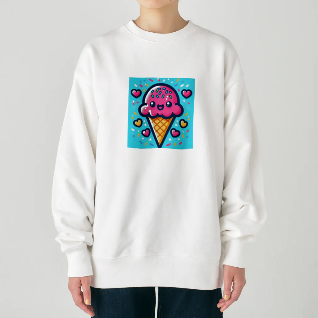 何でもありデザインのアイス Heavyweight Crew Neck Sweatshirt