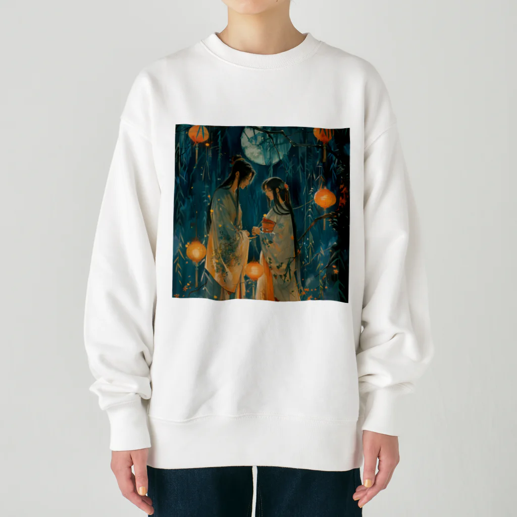 AQUAMETAVERSEの織姫と彦星・七夕祭り　Tomoe bb 2712 Heavyweight Crew Neck Sweatshirt