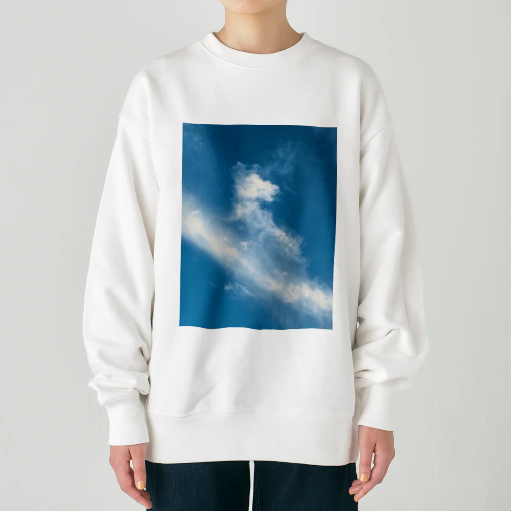 IMABURAIのClimbing the clouds Heavyweight Crew Neck Sweatshirt