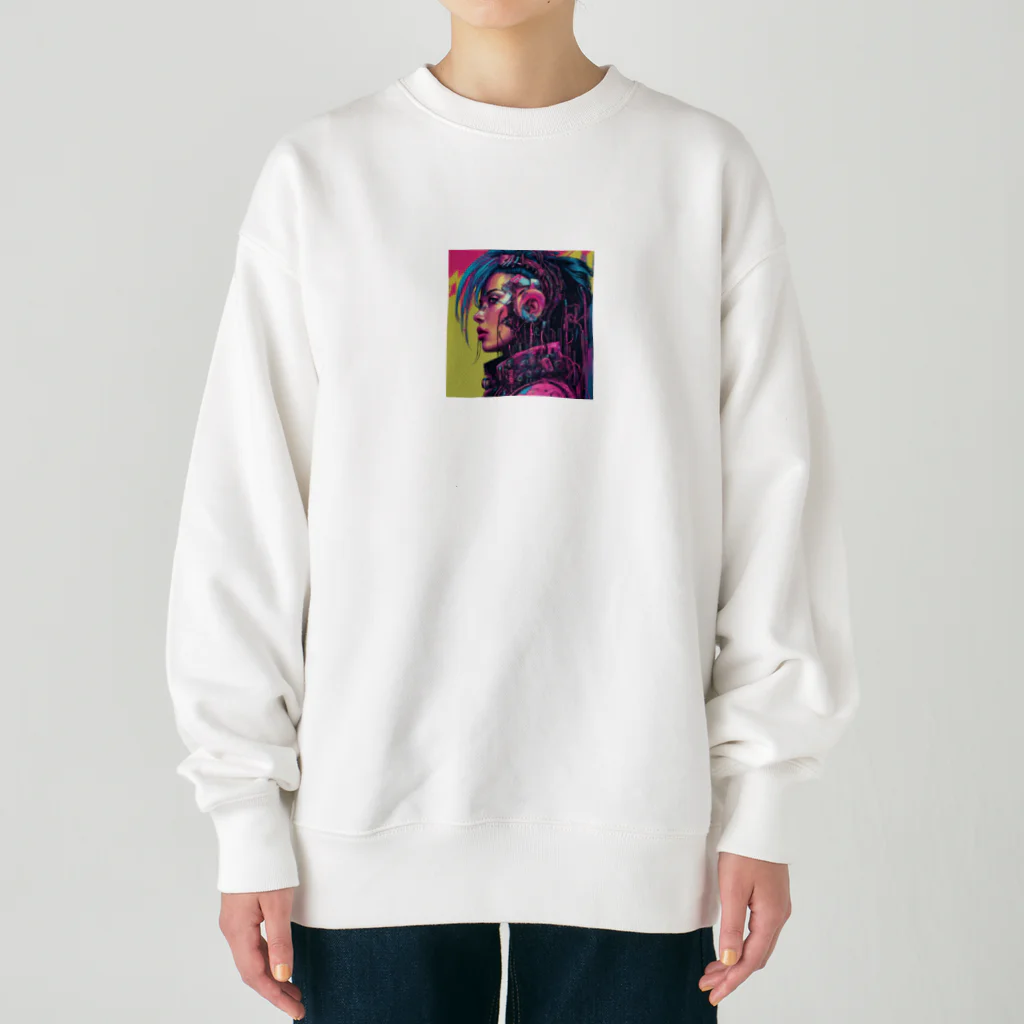 Appoのパンクガール Heavyweight Crew Neck Sweatshirt