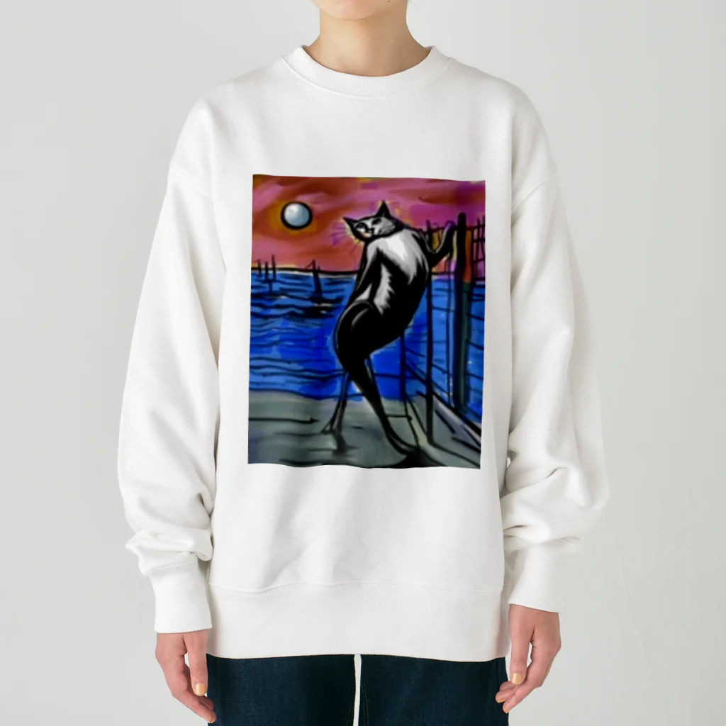 Ppit8のポーズはこう？ Heavyweight Crew Neck Sweatshirt