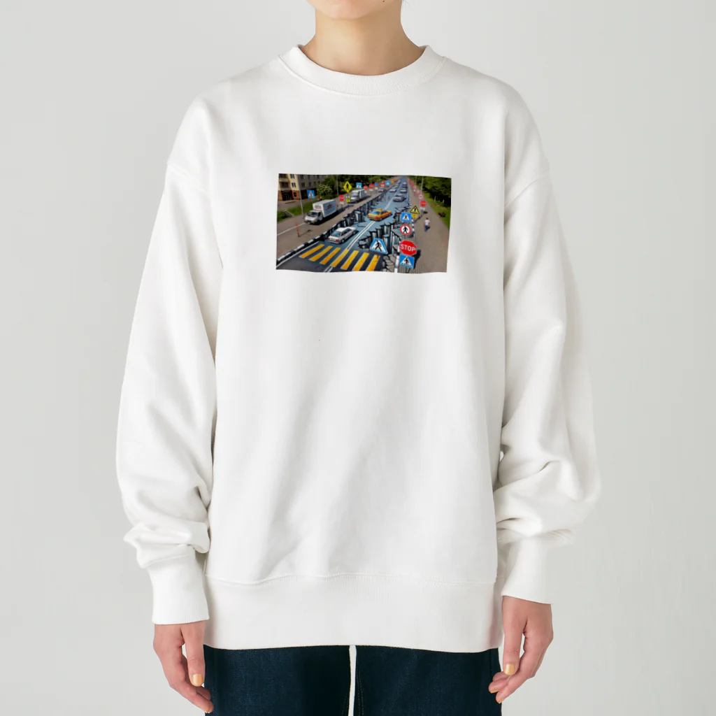happiness_shopの事故のない未来へ Heavyweight Crew Neck Sweatshirt