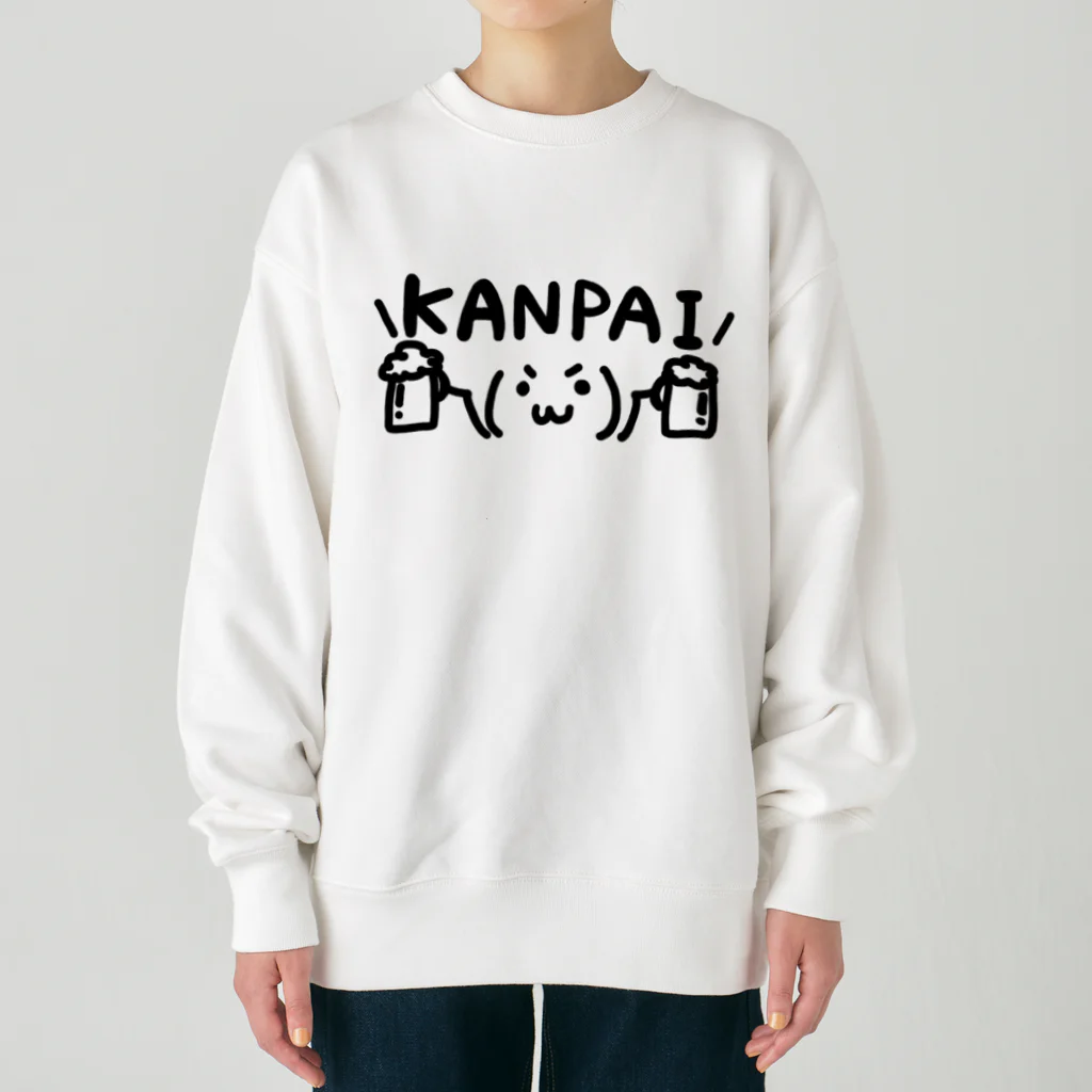 うゎぁぁぁぁあ！！！のかんぱいどゃぁ〜ん Heavyweight Crew Neck Sweatshirt