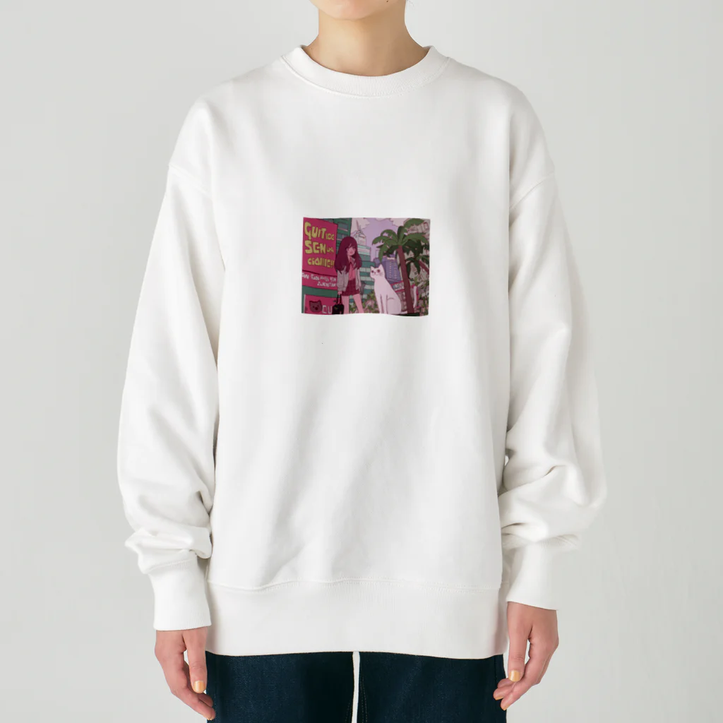 cream meronteaのサイバー・デイドリーム Heavyweight Crew Neck Sweatshirt