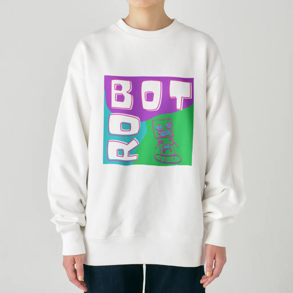 design labのBOT BOY - Pink Pop Edition Heavyweight Crew Neck Sweatshirt
