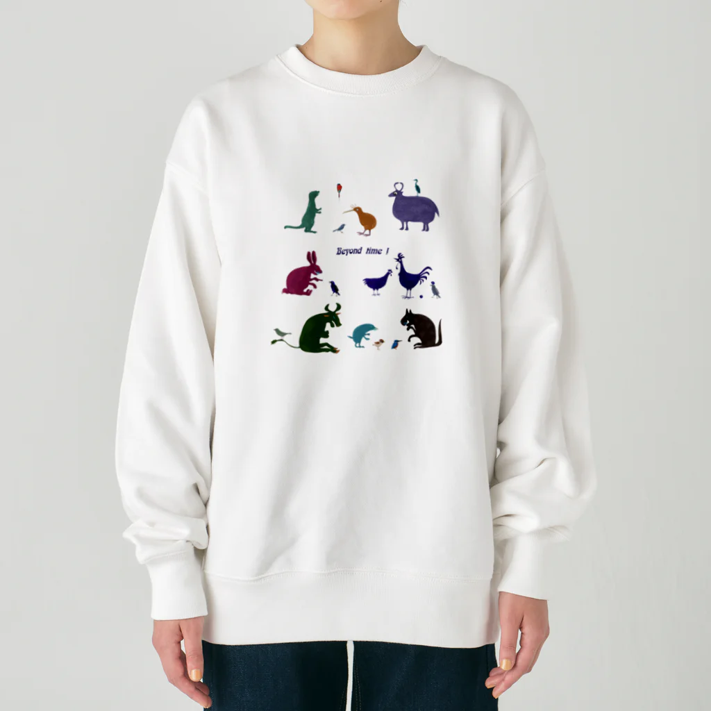 nachau7の動物たちからのメッセージ Heavyweight Crew Neck Sweatshirt