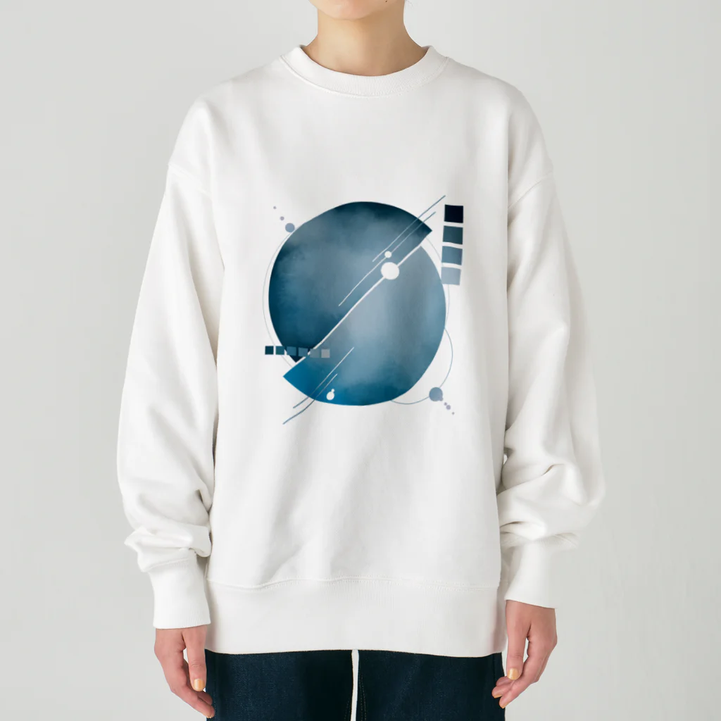 AZUKIのまる Heavyweight Crew Neck Sweatshirt