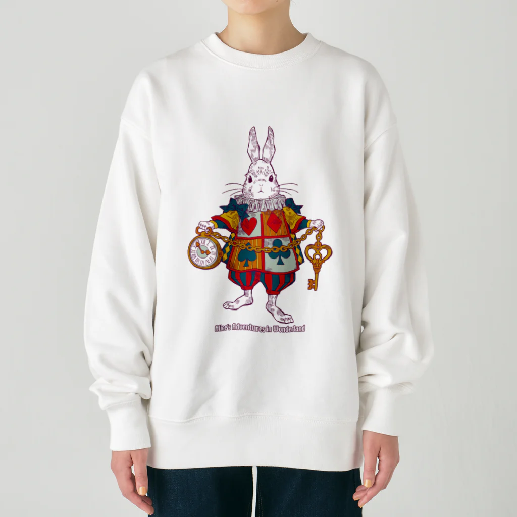 中島みなみのAlice White Rabbit アリスの白ウサギ Heavyweight Crew Neck Sweatshirt