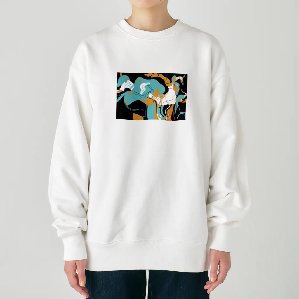 zoooのむえ Heavyweight Crew Neck Sweatshirt