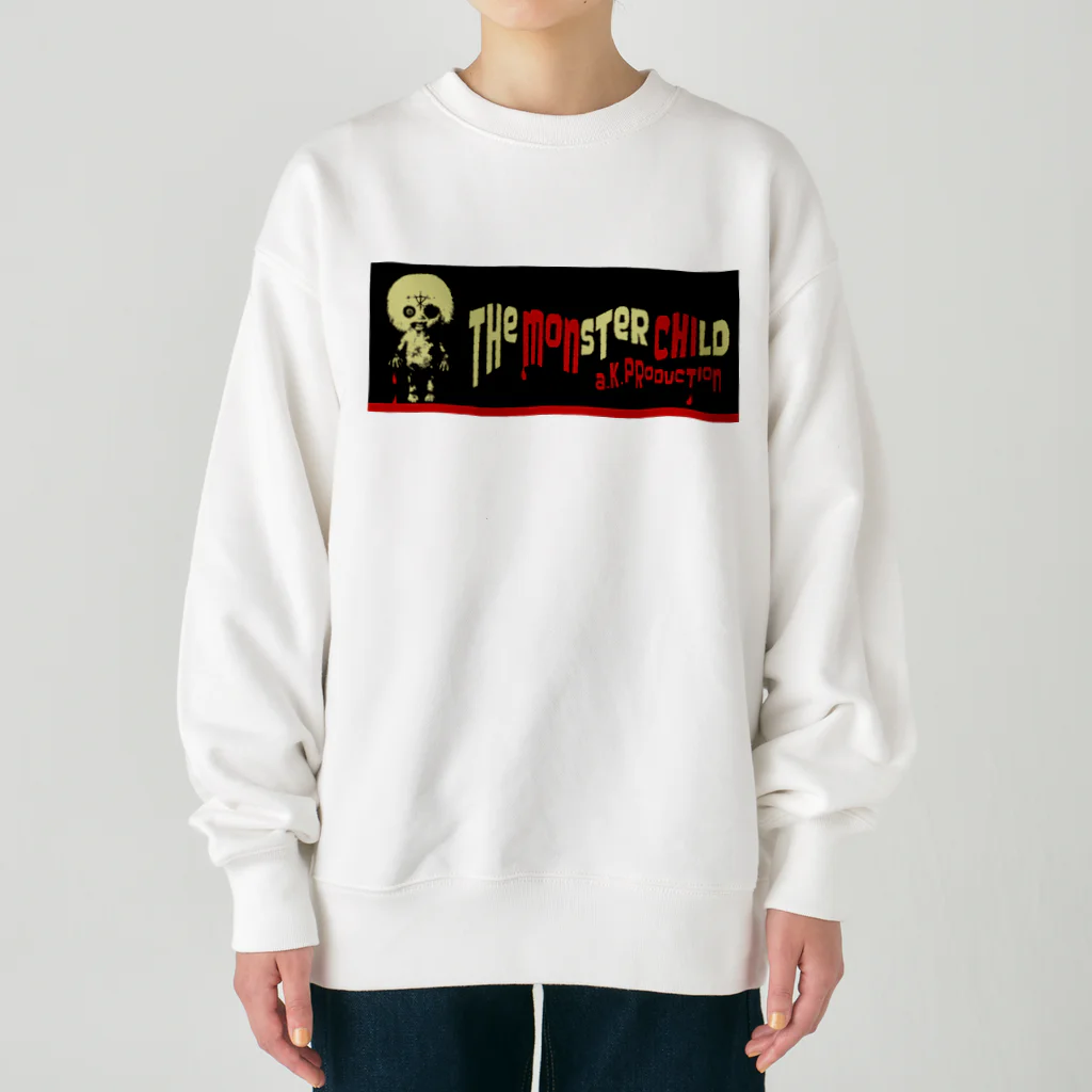 a.k.production  エーケープロダクションのモンスターチャイルド Heavyweight Crew Neck Sweatshirt