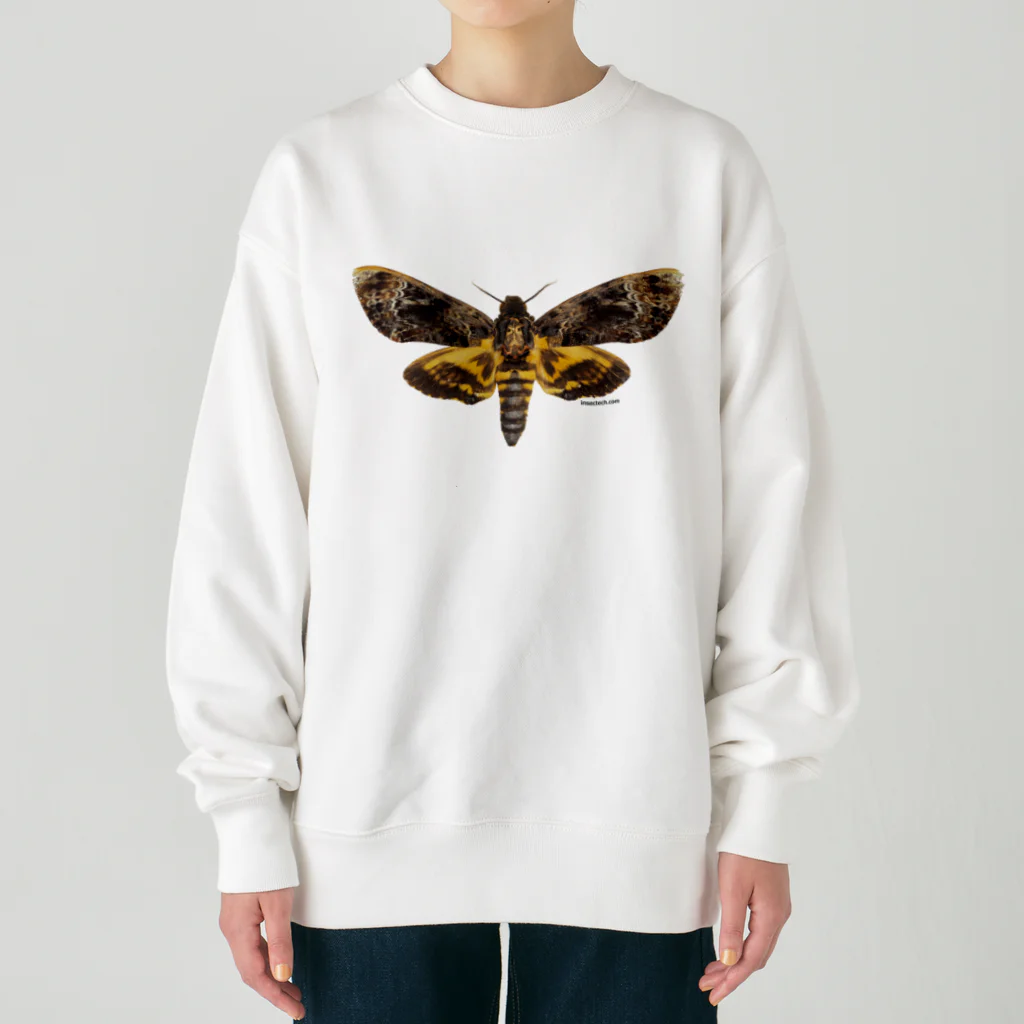 insectech.comのクロメンガタスズメ Heavyweight Crew Neck Sweatshirt