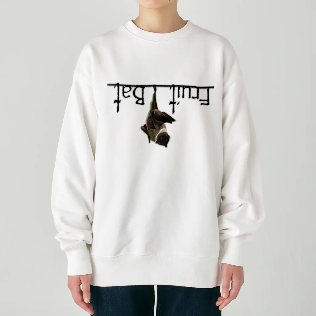 くいなの母の大蝙蝠 Heavyweight Crew Neck Sweatshirt