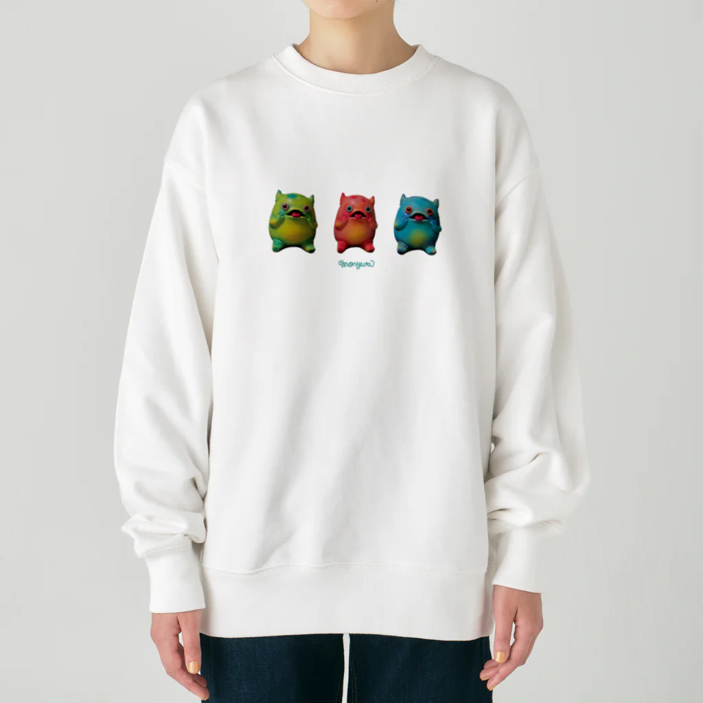 monyuraのmonyura monster(チャアちゃん) Heavyweight Crew Neck Sweatshirt