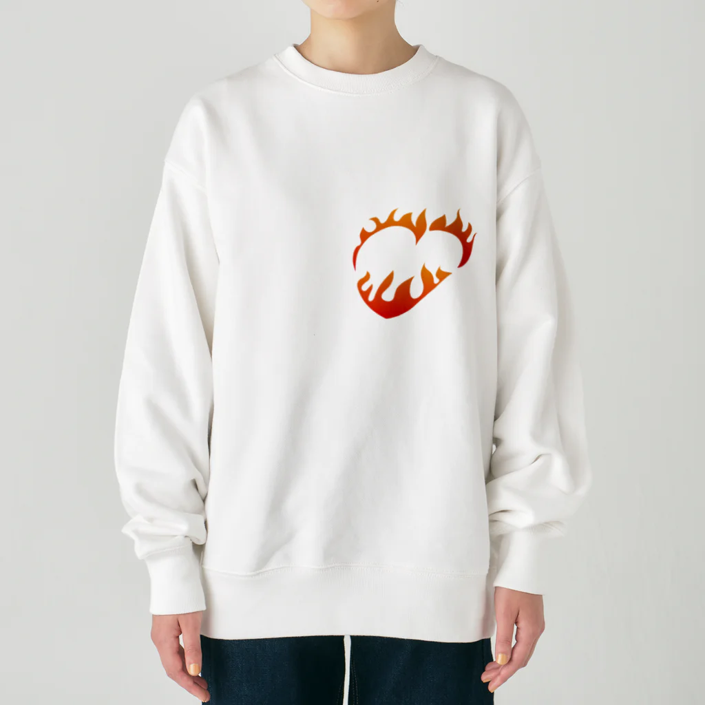 フォーヴァの情熱ハート Heavyweight Crew Neck Sweatshirt