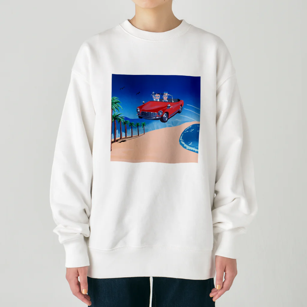 大橋裕之のビーチ Heavyweight Crew Neck Sweatshirt