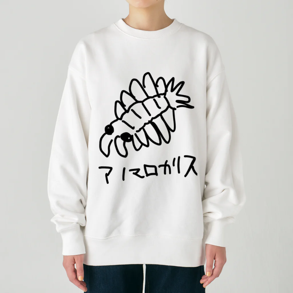 いきものや　のの（別館）のアノマロカリス Heavyweight Crew Neck Sweatshirt