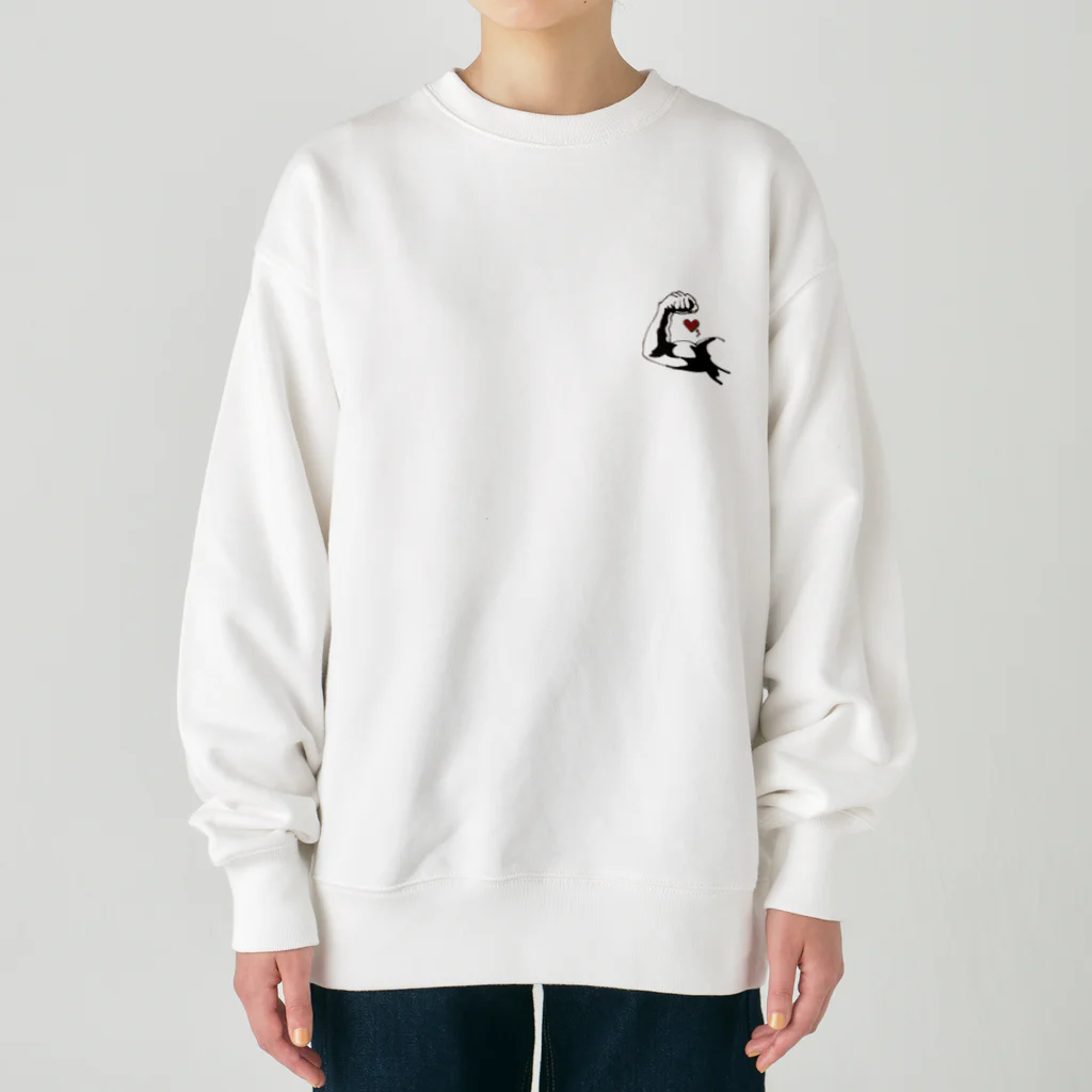 Nikukinの筋肉マッチョン Heavyweight Crew Neck Sweatshirt