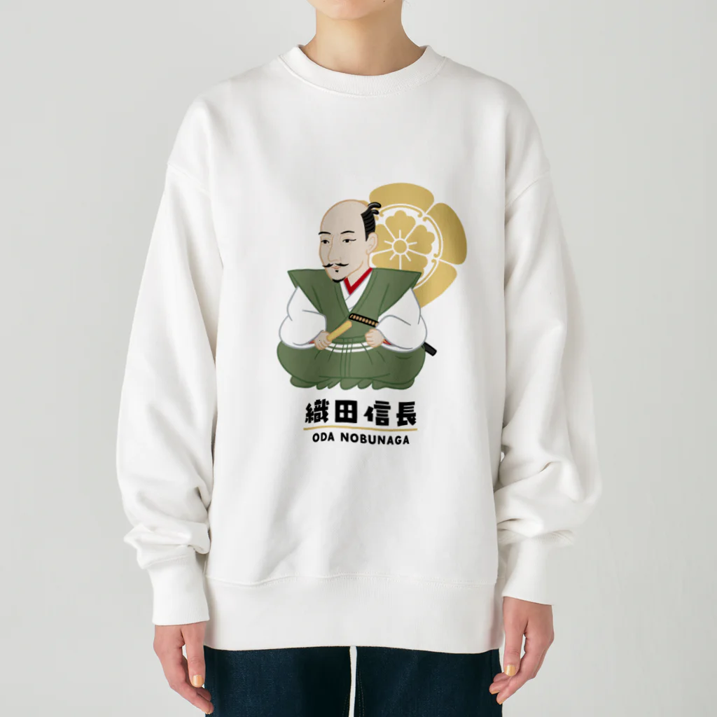 mincruの偉人シリーズ_戦国三英傑 〜織田信長〜 Heavyweight Crew Neck Sweatshirt