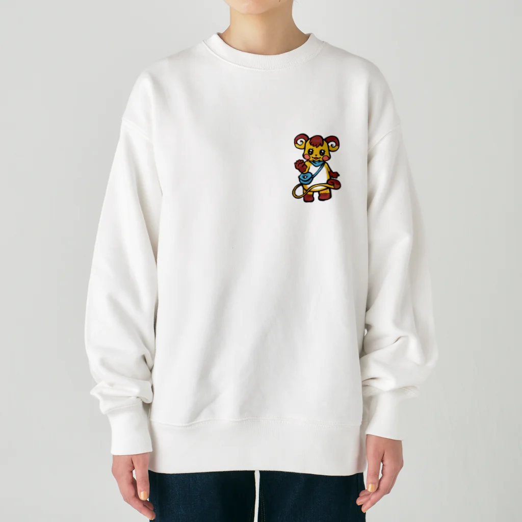 勇気を与えるつきのうた🌝のつきのうた着ぐるみパーカー類 Heavyweight Crew Neck Sweatshirt