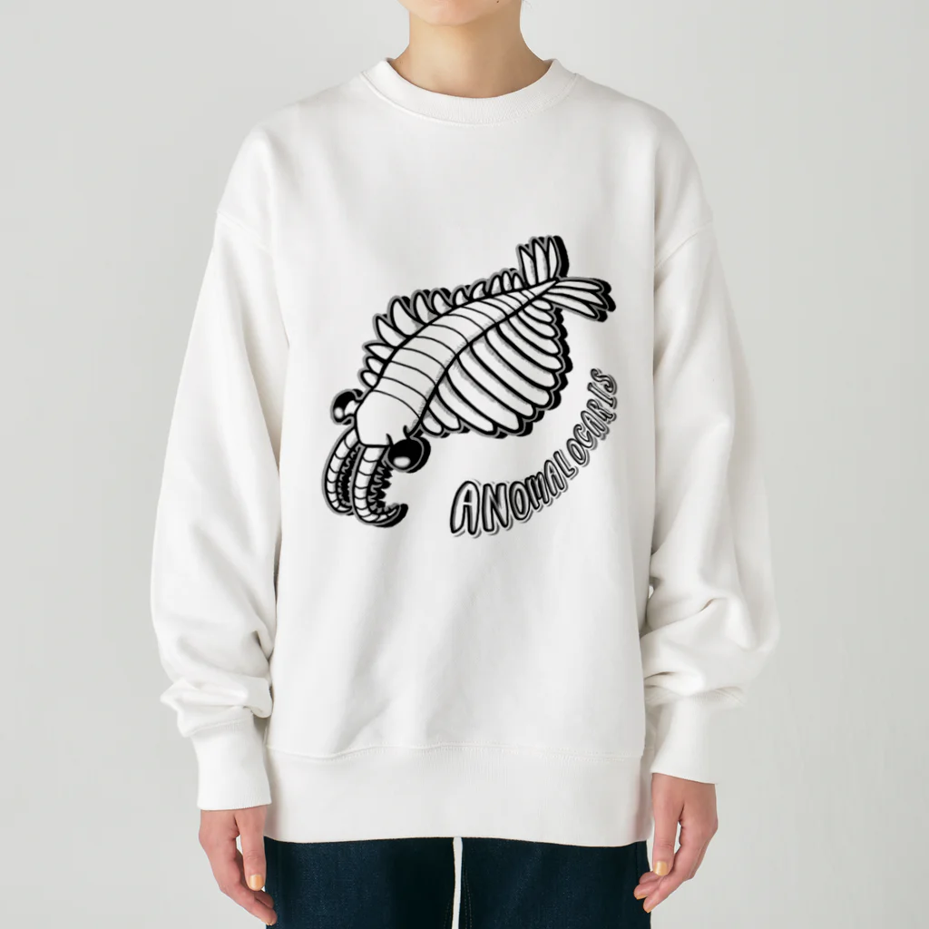 LalaHangeulのAnomalocaris (アノマロカリス) Heavyweight Crew Neck Sweatshirt