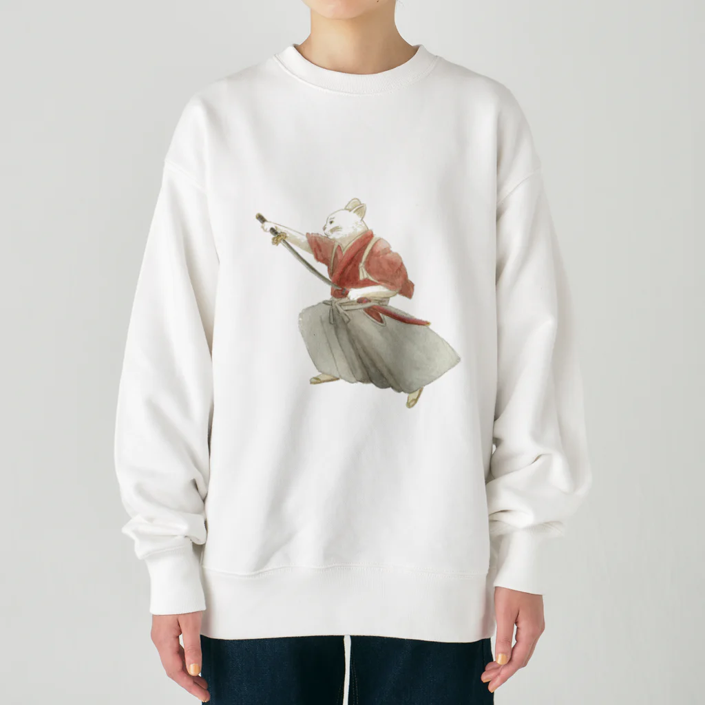 Amiの赤侍猫 Heavyweight Crew Neck Sweatshirt