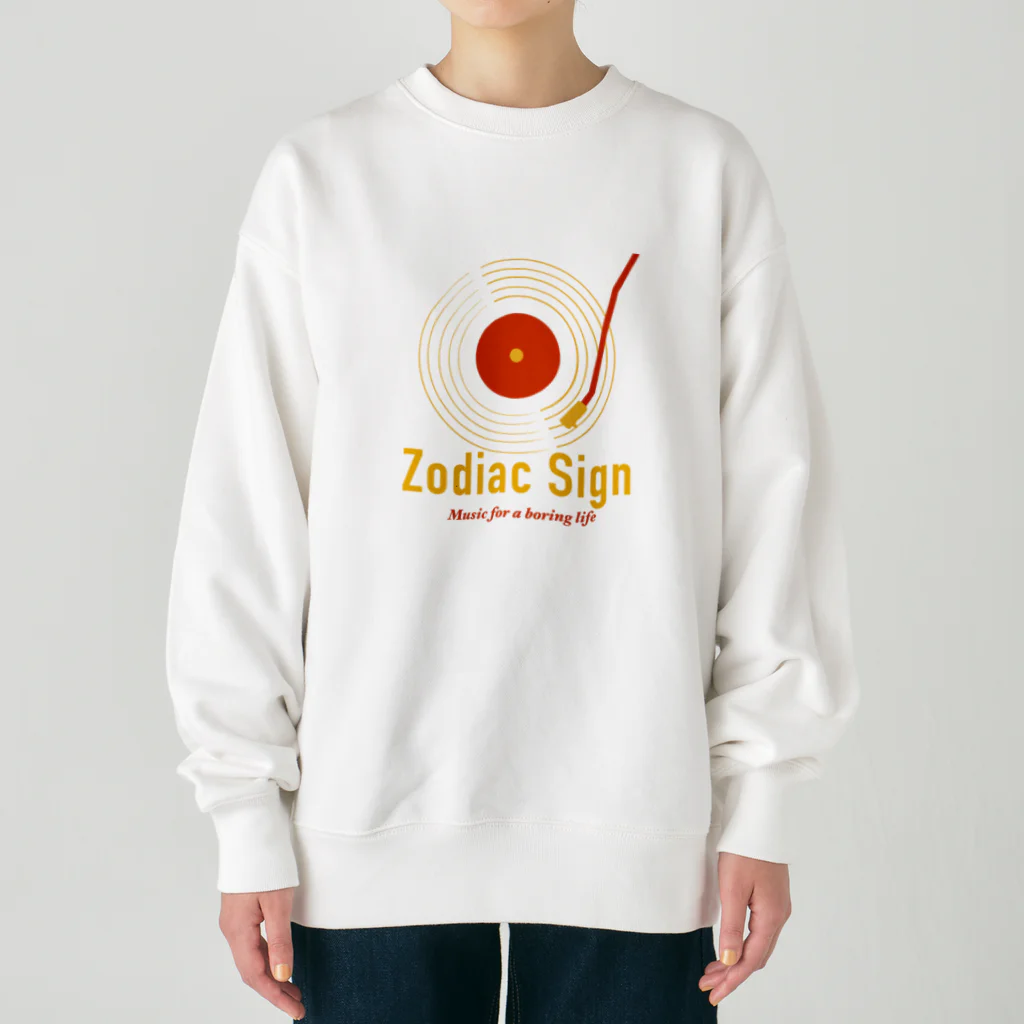 zodiac signの音楽 Heavyweight Crew Neck Sweatshirt