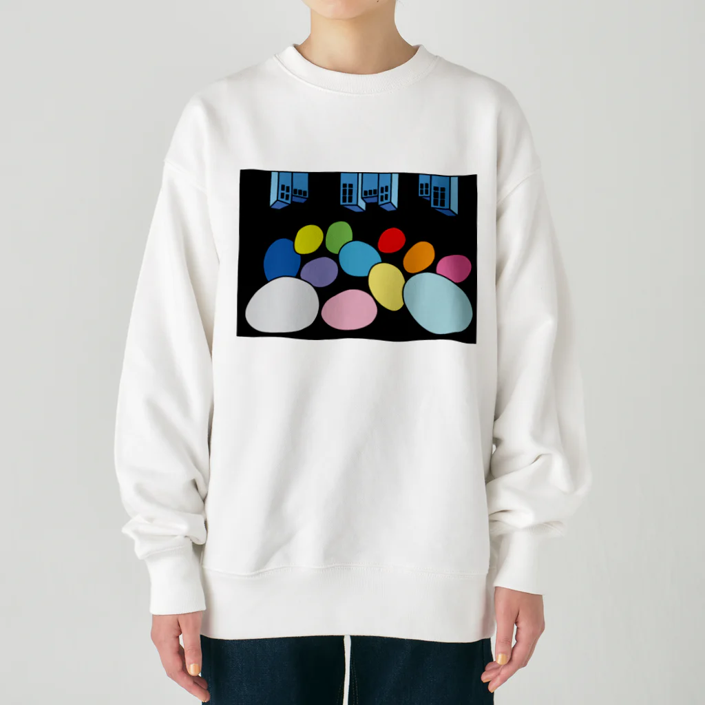 Blupiggの星の行進 Heavyweight Crew Neck Sweatshirt