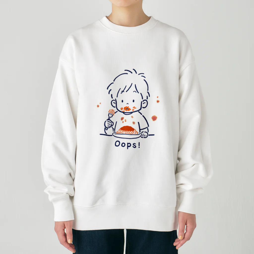 ともけーの白だけどパスタOKなスウェット Heavyweight Crew Neck Sweatshirt