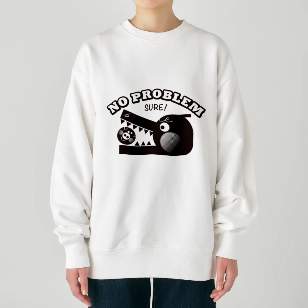 SESTA SHOPのNO PROBLEM Heavyweight Crew Neck Sweatshirt