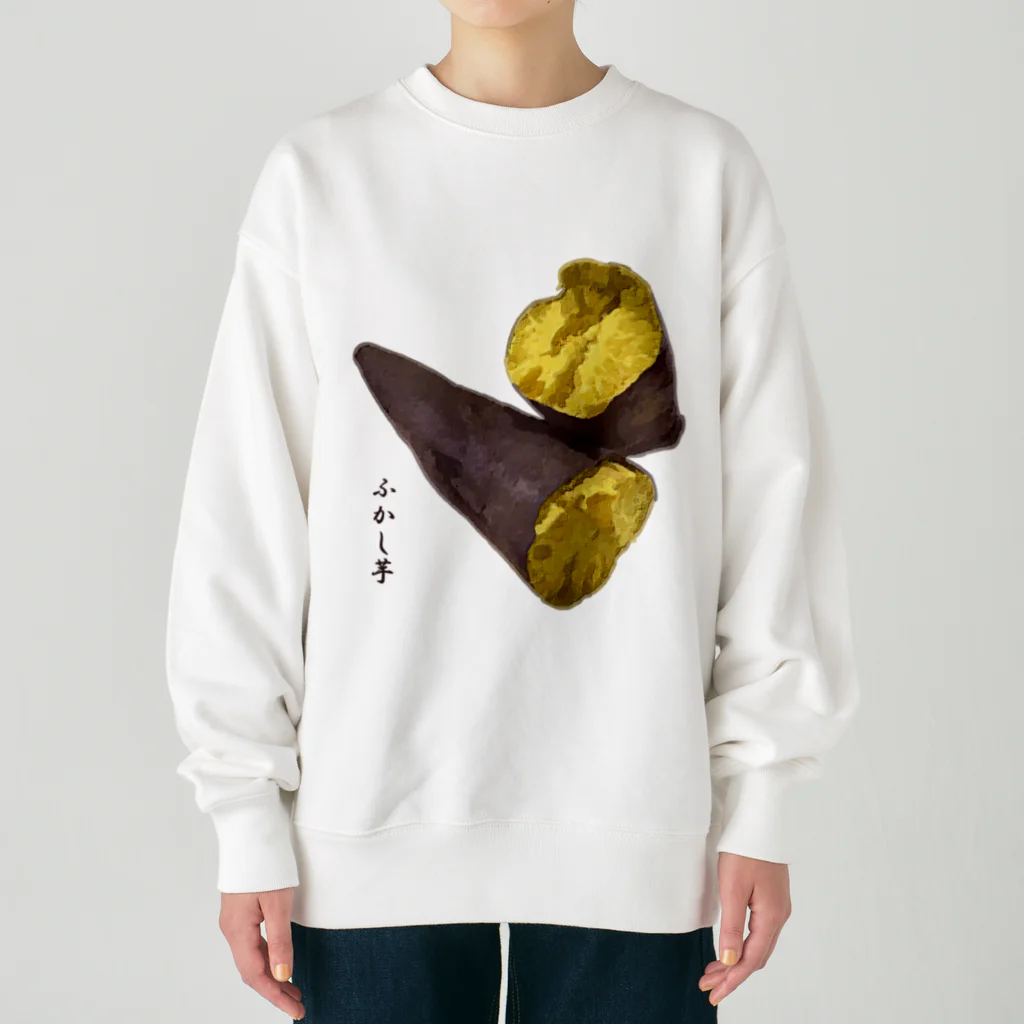 脂身通信Ｚのふかし芋（さつまいも） Heavyweight Crew Neck Sweatshirt