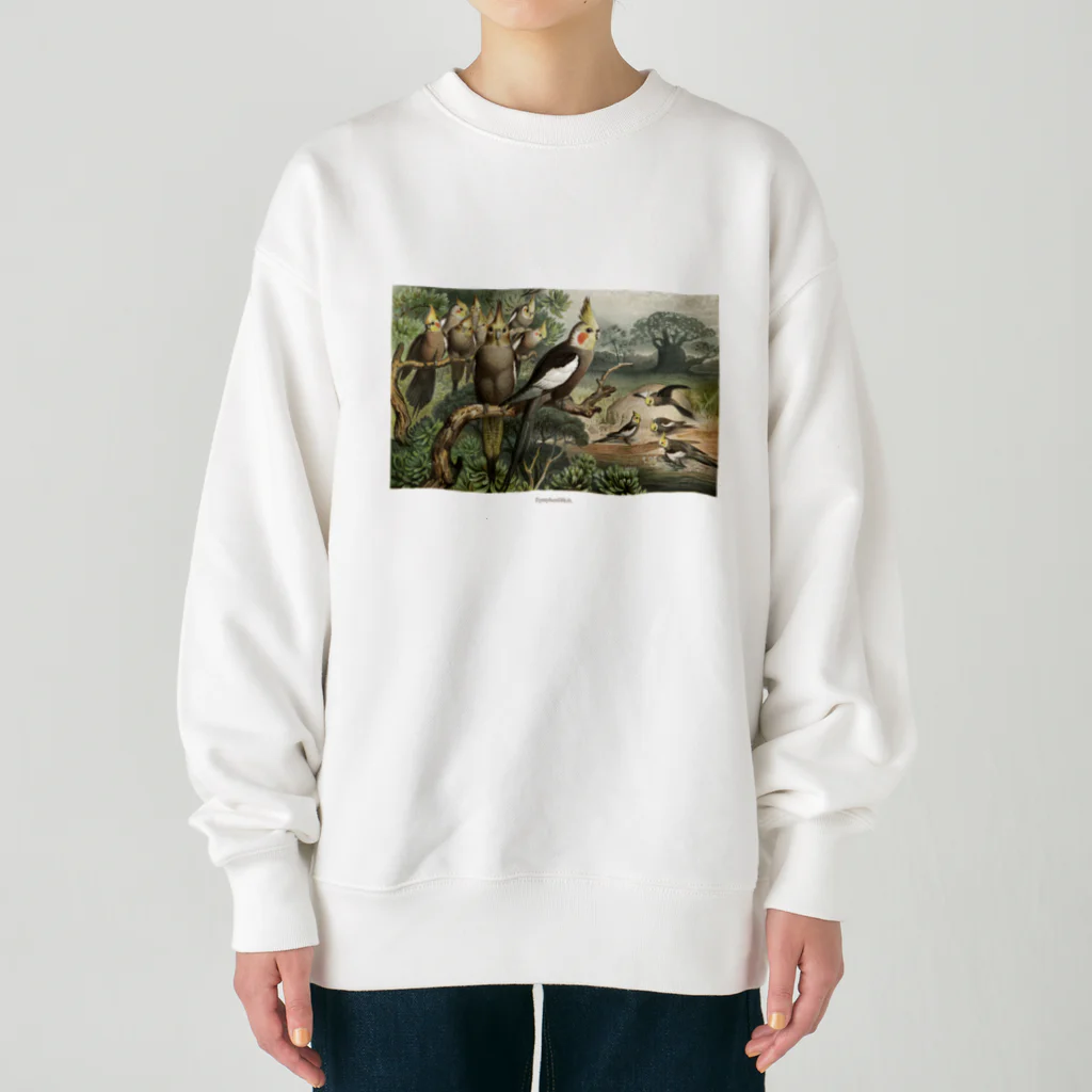 J. Jeffery Print Galleryのオカメインコ Heavyweight Crew Neck Sweatshirt