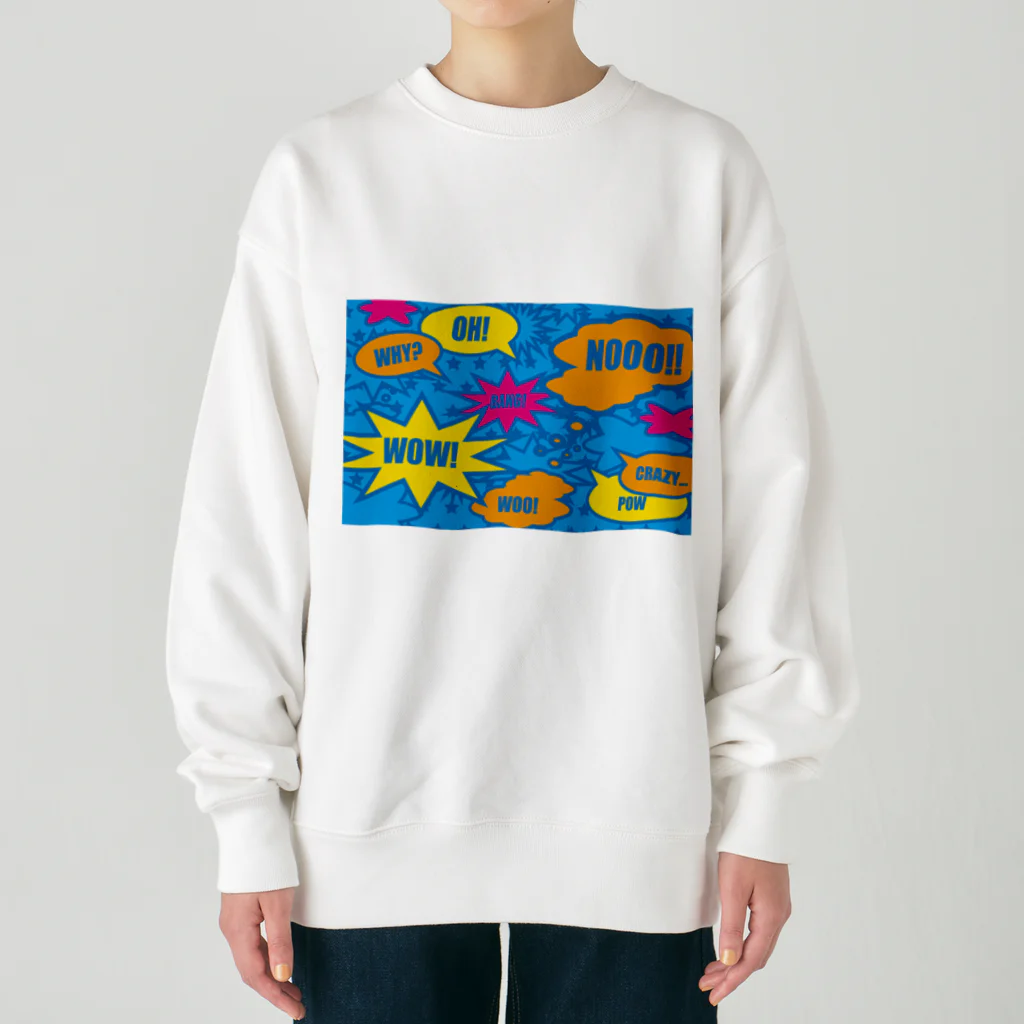 フォーヴァのコミックBLUE Heavyweight Crew Neck Sweatshirt