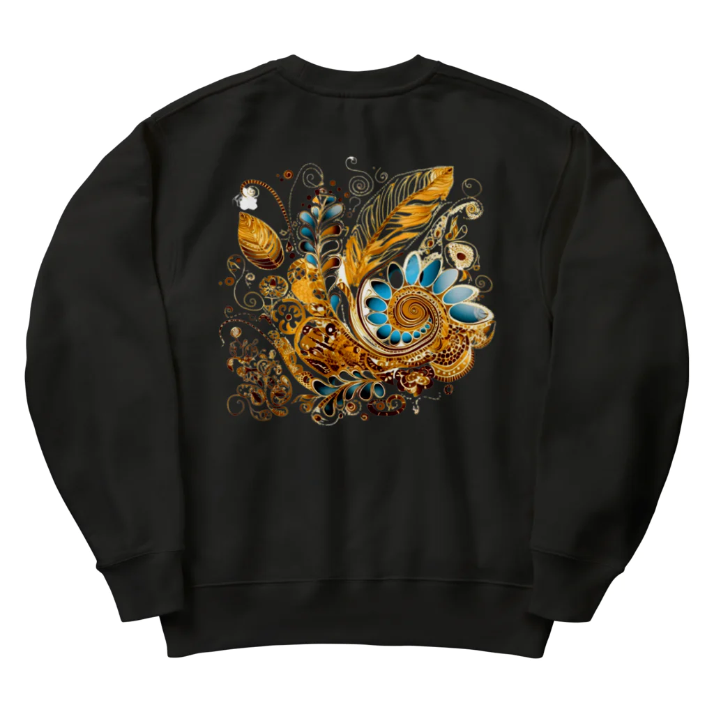 Connect Happiness DesignのGolden  Leaves Heavyweight Crew Neck Sweatshirt