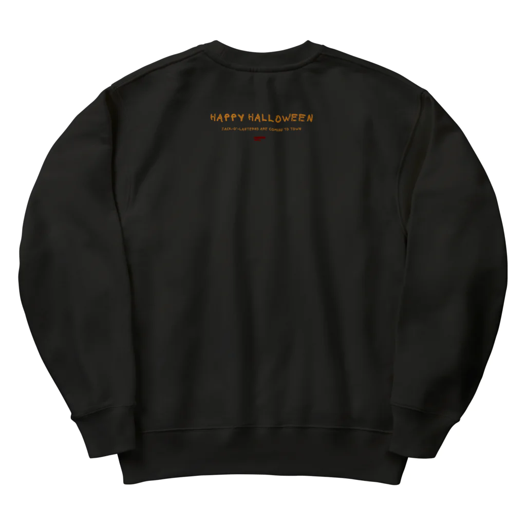 Yaya-rrのハロウィンのかぼちゃ「ジャック・オー・ランタン」 Heavyweight Crew Neck Sweatshirt