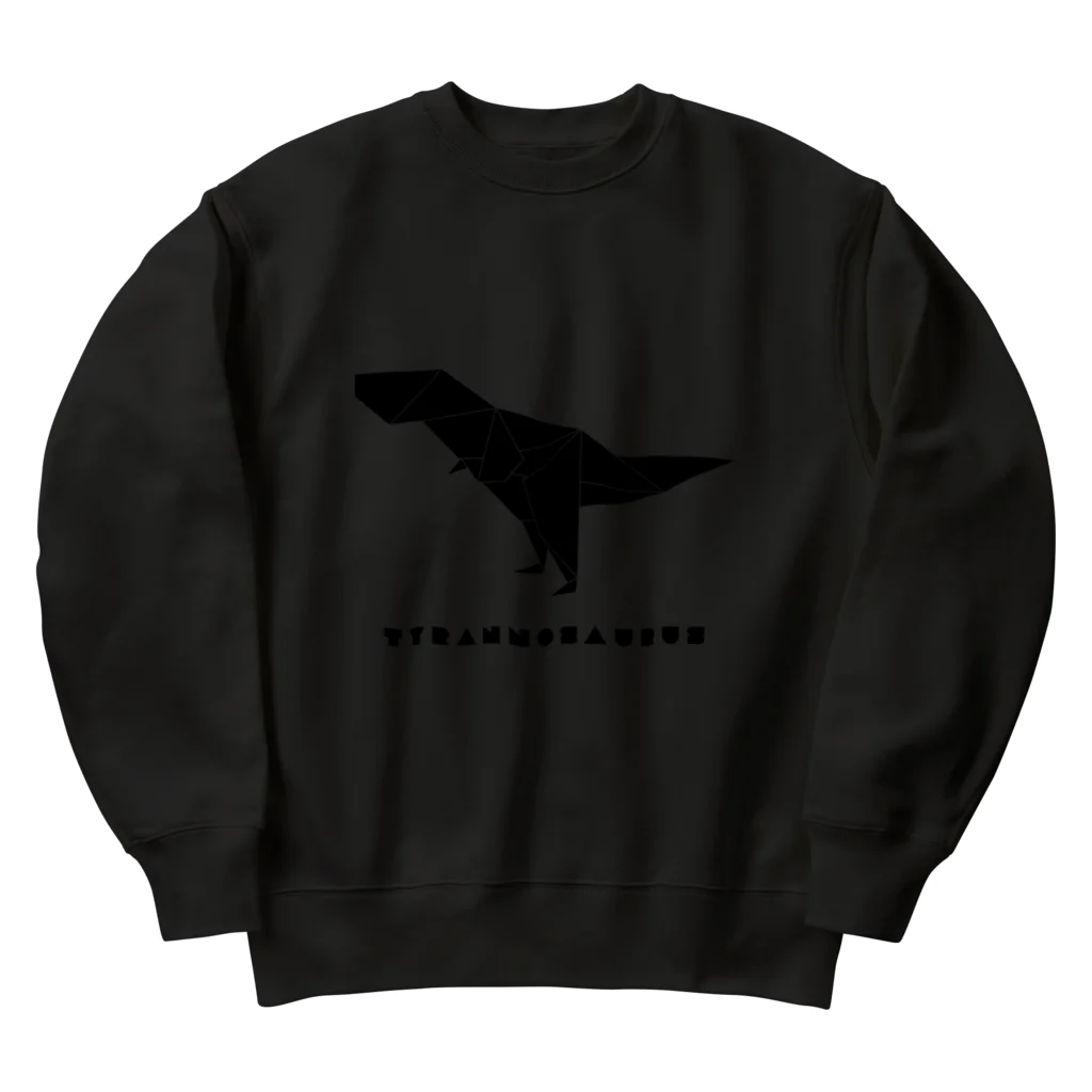 【恐竜】JURASSIC DESIGNINGの恐竜／ティラノサウルス Heavyweight Crew Neck Sweatshirt